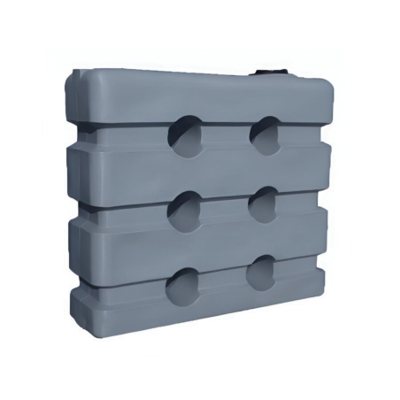 Serbatoio 2000 litri verticale parallelepipedo esterno PE -3
