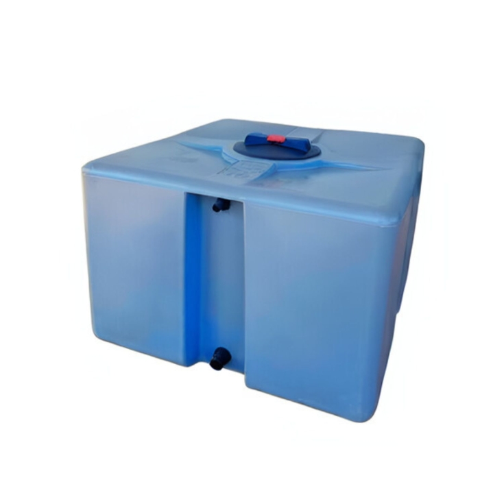 Serbatoio polietilene 500 litri parallelepipedo orizzontale -3