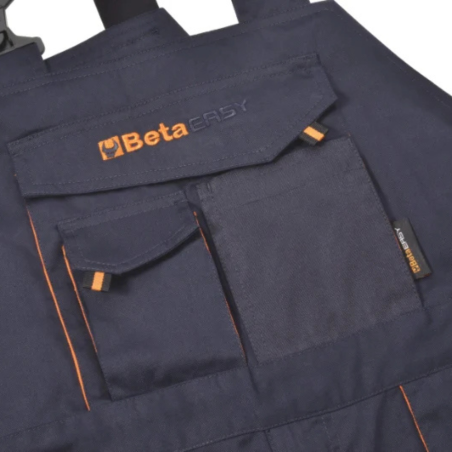 Salopette légère de travail bleu 180gr 7873E Easy Light BetaBETA