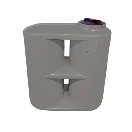 Serbatoio PE da esterno rettangolare VERTICALE TWIN 300 con tasche predisposte su 3 lati -3