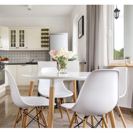 TAVOLO LIONE Ø 120 BIANCO