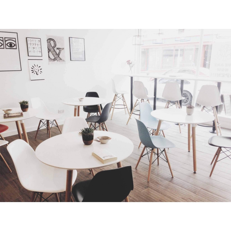 TAVOLO LIONE Ø 120 BIANCO