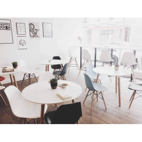 TAVOLO LIONE Ø 120 BIANCO