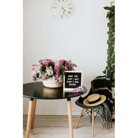 TAVOLO LIONE Ø 120 NERO