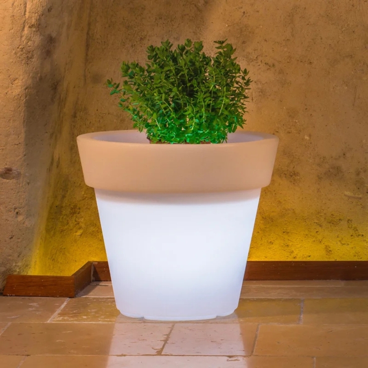 Vaso Luminoso Gemma Bright Monacis - Polietilene Made in Italy -6