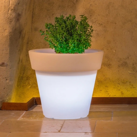 Vaso Luminoso Gemma Bright Monacis - Polietilene Made in Italy -6