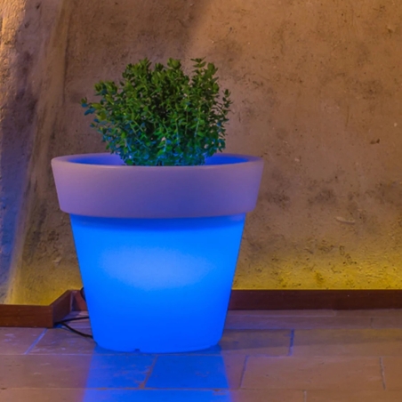 Vaso Luminoso Gemma Bright Monacis - Polietilene Made in Italy -9