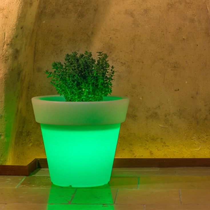 Vaso Luminoso Gemma Bright Monacis - Polietilene Made in Italy -11