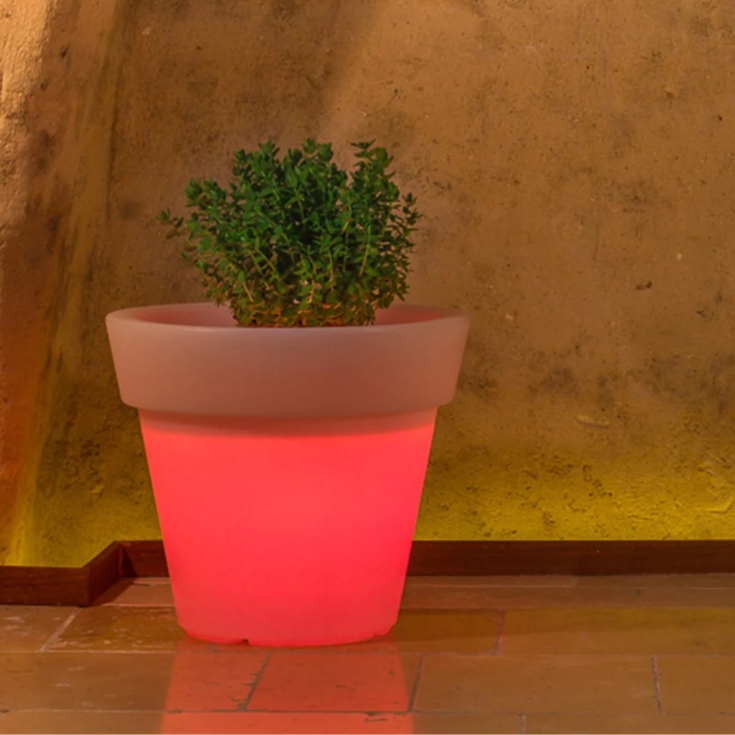 Vaso Luminoso Gemma Bright Monacis - Polietilene Made in Italy -13