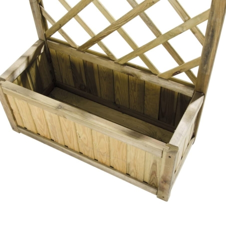 Fioriera in Legno 30x75 cm con Griglia alta 180 cmEDILIAMO EDENYA