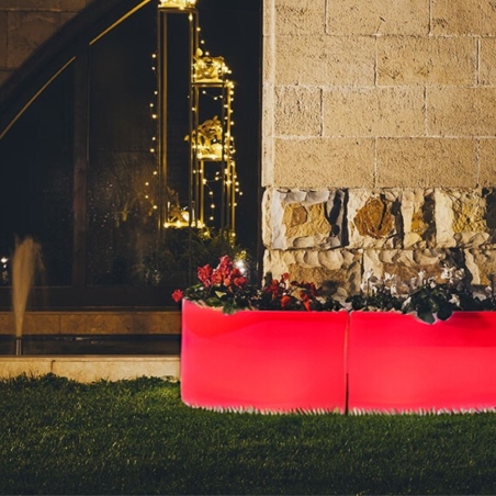 Vaso luminoso led angolare Flowerpot Bright Monacis -9