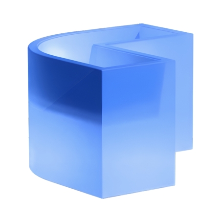 Vaso luminoso led angolare Flowerpot Bright Monacis -15