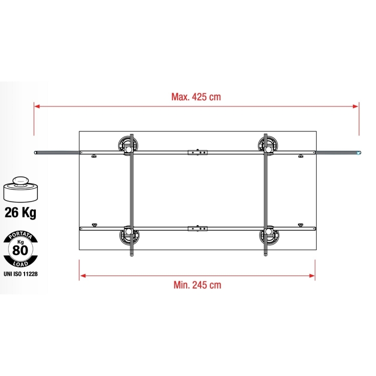 SuperLift E-Power | Sollevatore Lastre Ceramiche Professionale - Montolit -4