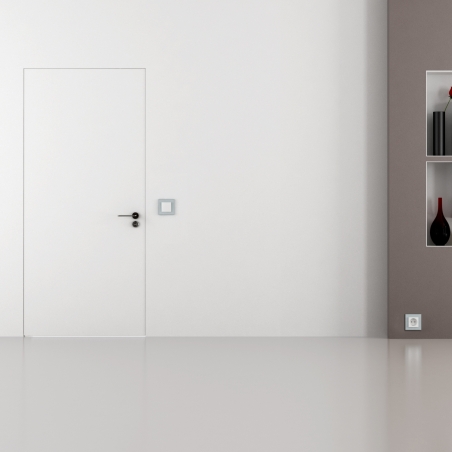 Porta Filomuro Scrigno Filo44 80x210 cm: Moderna e Reversibile -5