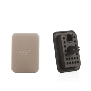 Profumatore Auto Culti in pelle tortora - AramaraCULTI