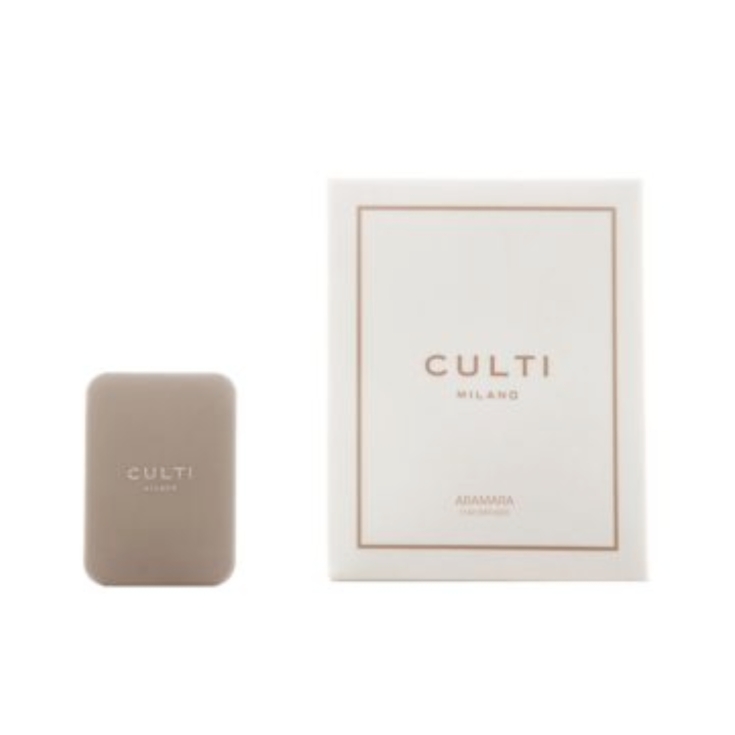 Profumatore Auto Culti in pelle tortora - AramaraCULTI