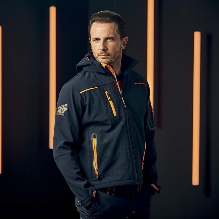 Giacca SPACE UPower in Softshell deep blue - FU187DBU-POWER