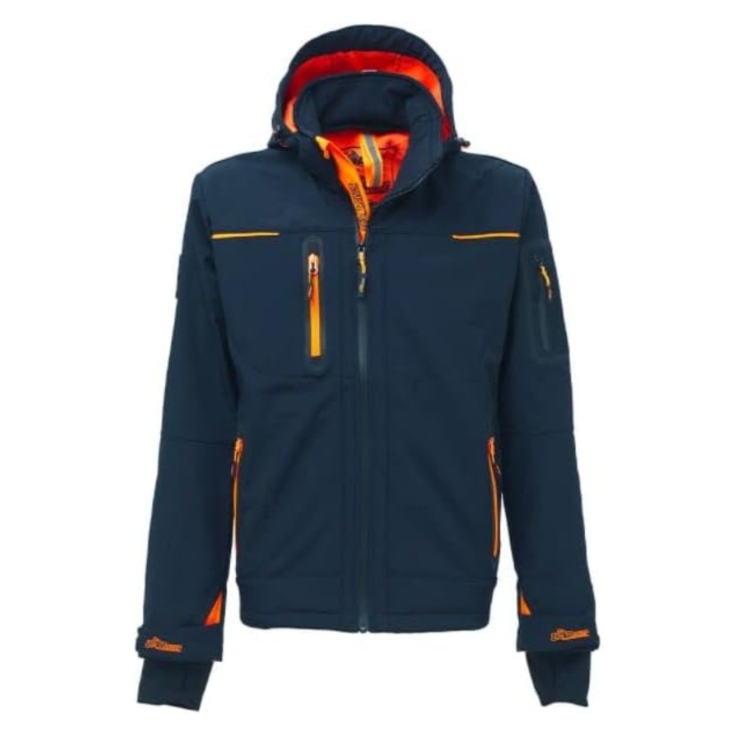Giacca SPACE UPower in Softshell deep blue - FU187DBU-POWER