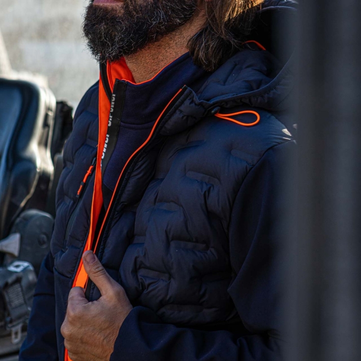 copy of Giacca SPACE UPower in Softshell carbon black - FU187BCU-POWER