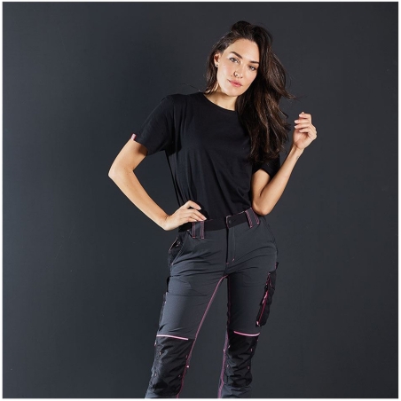 Pantalon de travail U-Power ATOM LADY pour femme en grisU-POWER