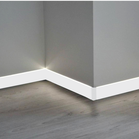 Battiscopa filomuro illuminato PROLIGHT METAL LINE 88/I6L/A -2