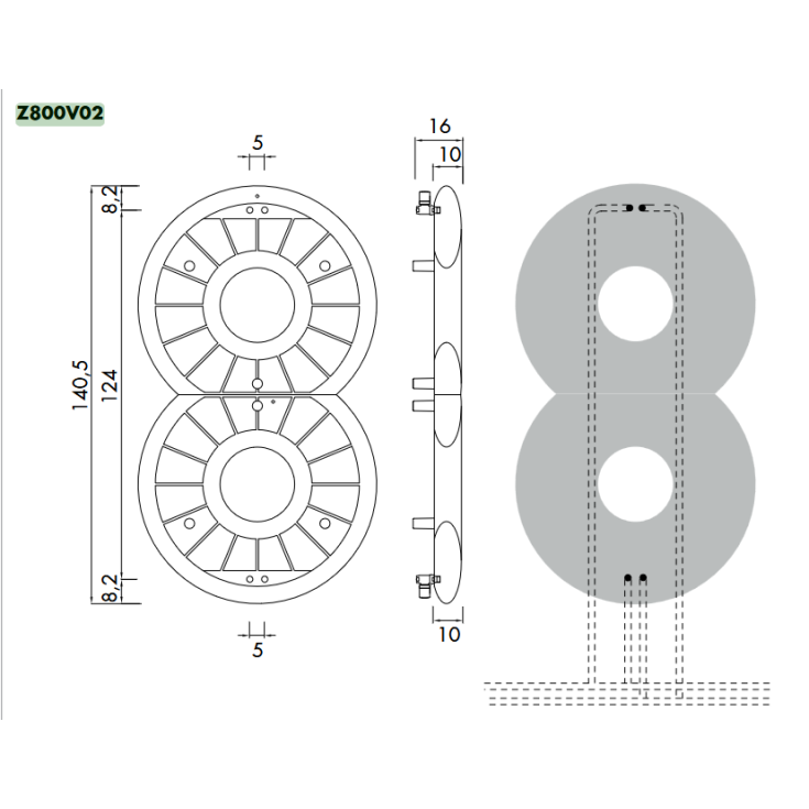 Termoarredo bianco Brag Otto AntraxANTRAX
