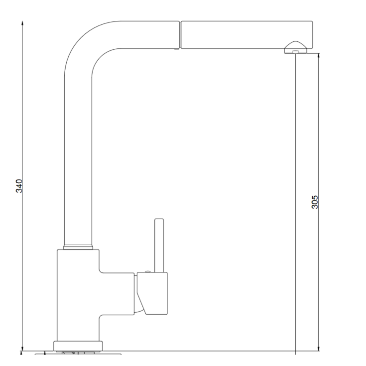 Miscelatore per lavello con doccia estraibile 1425 Joy GaboliGABOLI LUIGI