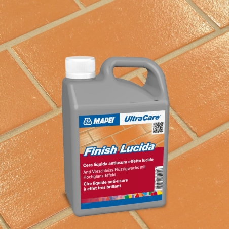 Cera liquida antiusura effetto lucido Ultracare FINISH LUCIDA Mapei -2