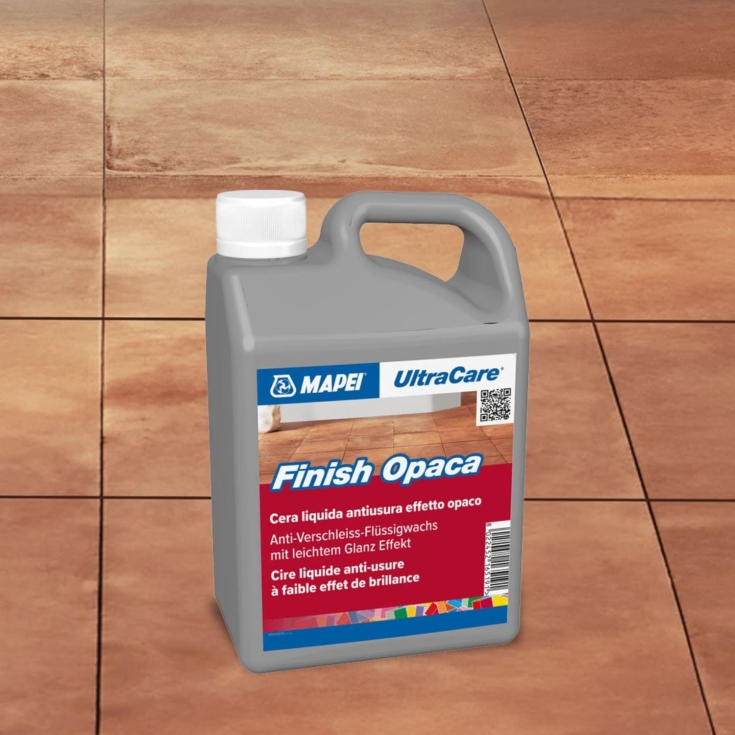 Cera liquida antiusura effetto opaco Ultracare FINISH LUCIDA Mapei -2