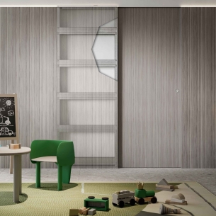 Contre-châssis à fleur de mur OpenBox Fit Scrigno avec boîte ouverte -2