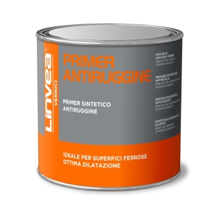 Primer antiruggine sintetico Rosso Ossido Linvea 2.5 litri -2