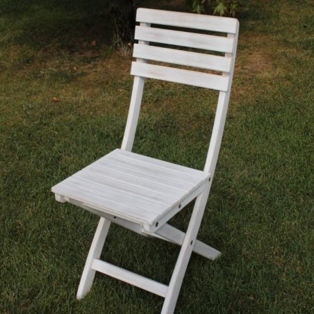 Sedia Dalila S/Braccioli Bianca