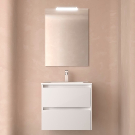 Mobile sospeso bagno bianco lucido 60x46cm Noja 600 Salgar | CompetoSALGAR