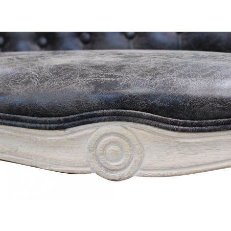 DIVANO COLEMAN IN ECOPELLE VINTAGE GRIGIO