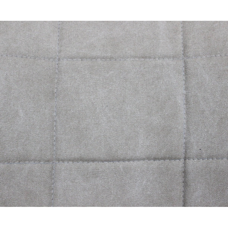 Sedia in tessuto marrone con gambe in...