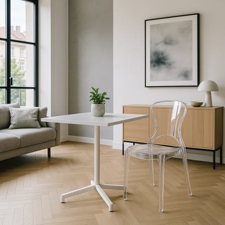 Sedia trasparente in policarbonato di design - Bercy