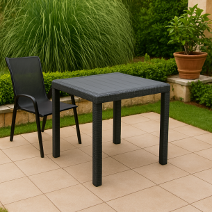 Tavolo 80x80cm con foro...