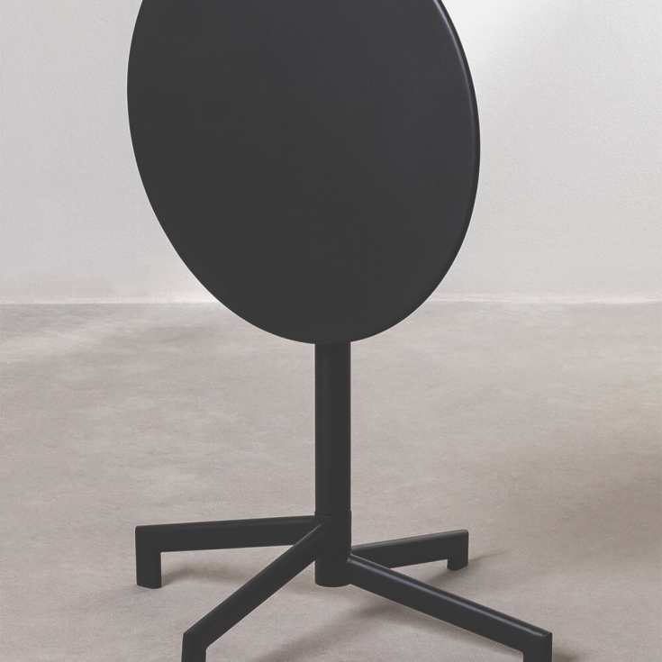 Tavolo Vega Ø 60 - Grigio scuro