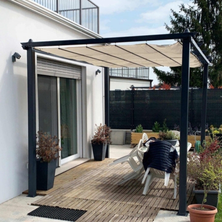 Gazebo Astoria 3 X 4 Antracite Telo Beige