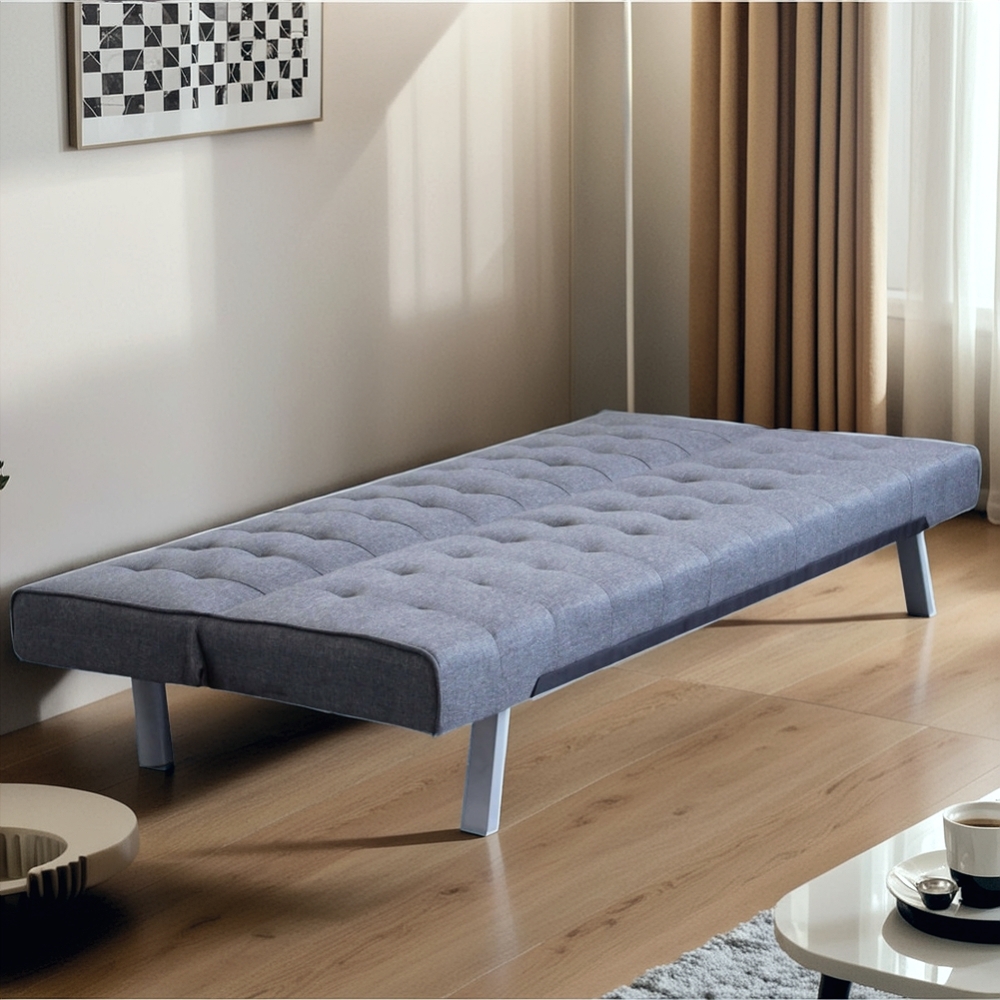 Divano letto 3 posti in tessuto...