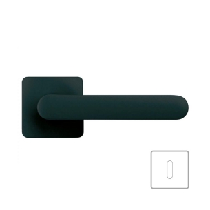 Maniglia porta ONE Q nera opaca Colombo Mood Collection -1