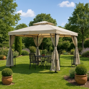 Gazebo 3x3 m con telo in...