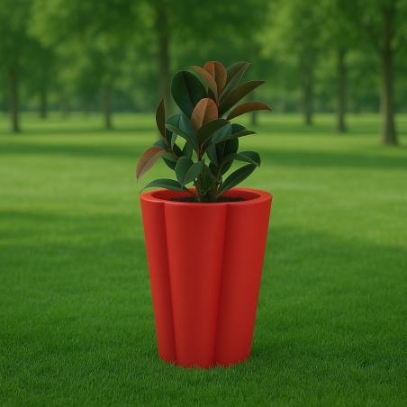 Vaso per piante colorato per interni ed esterni Lulet -5