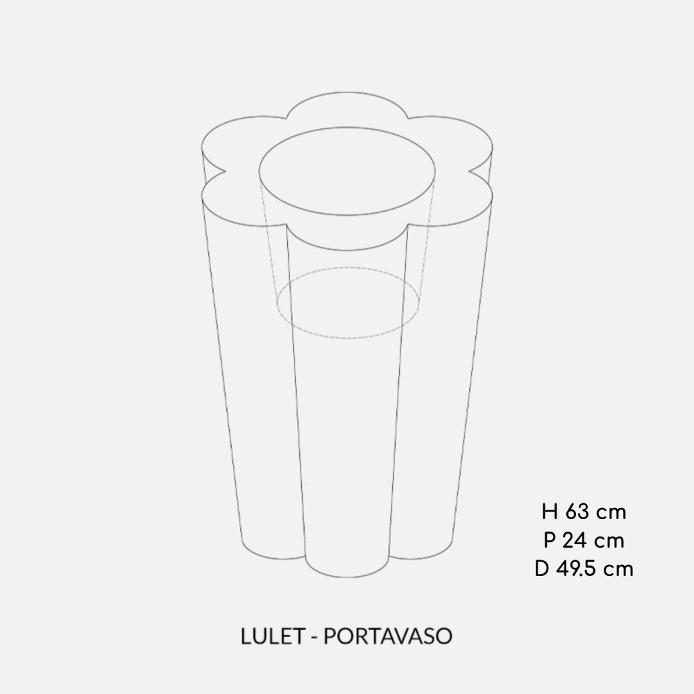 Vaso per piante colorato per interni ed esterni Lulet -28