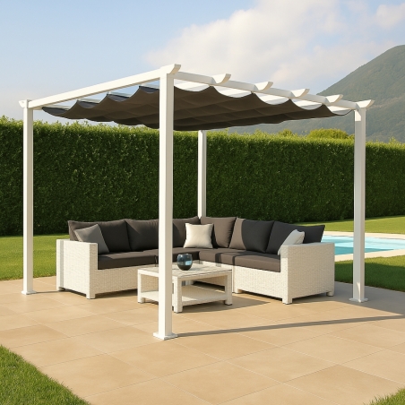 Gazebo Astoria 3 X 4 Tortora Telo Grigio
