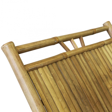 Lettino in bamboo 200x70 cm recrinabile - Martini