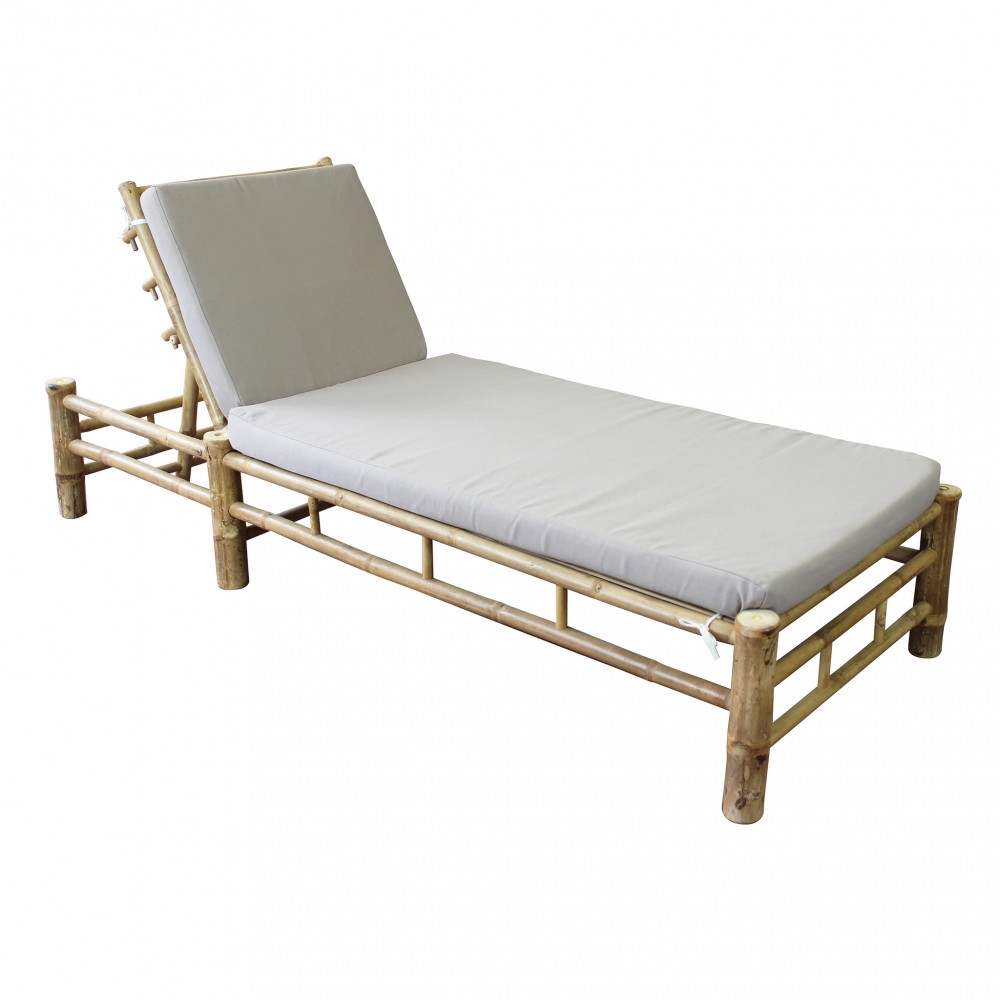 Lettino prendisole Marrone Legno RONIK