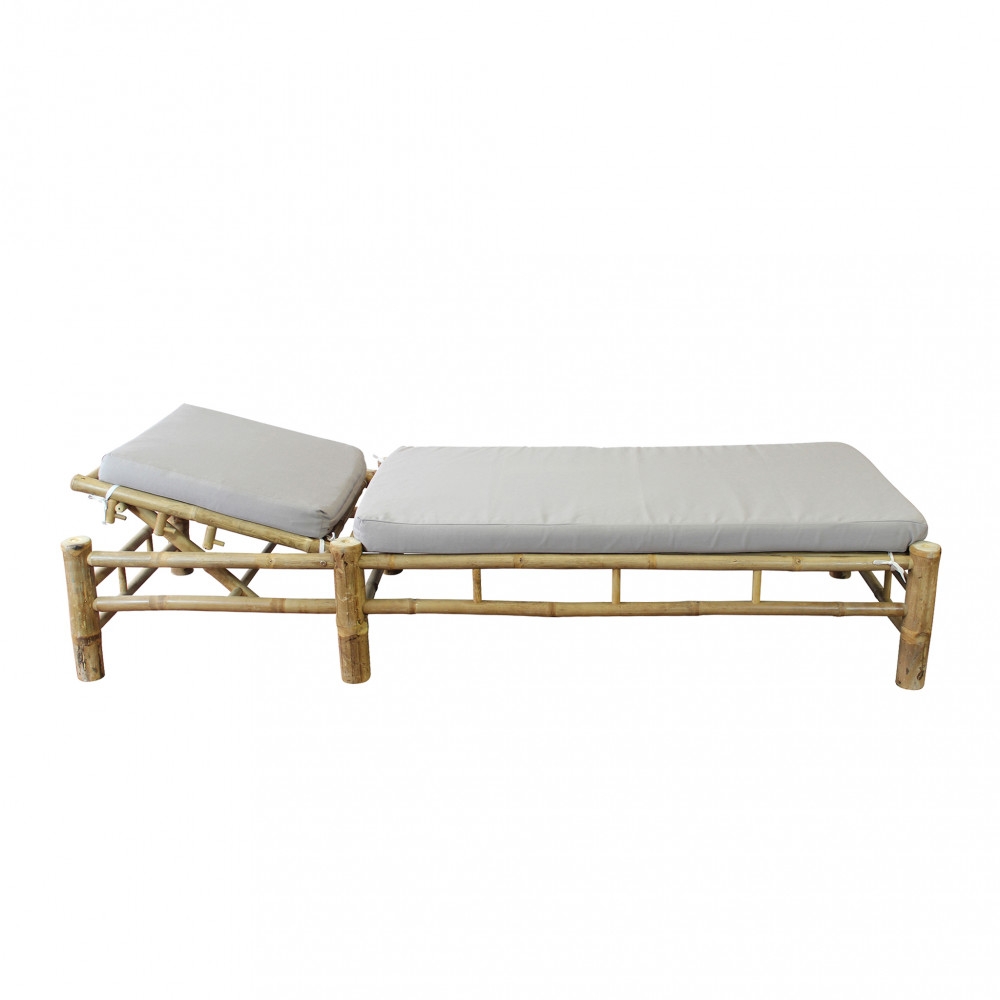 Lettino prendisole Marrone Legno RONIK