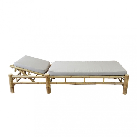 Lettino prendisole Marrone Legno RONIK