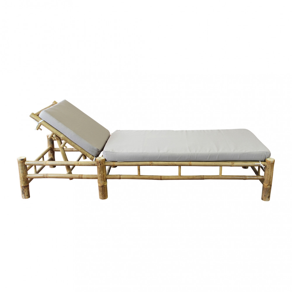 Lettino prendisole in bamboo 210x80cm...